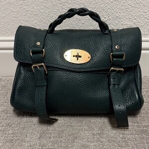 Mulberry Alexa Bag Dark Green Pebbled Leather
